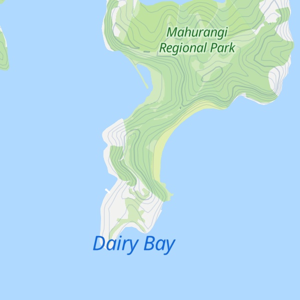 Map of Big Bay Bach