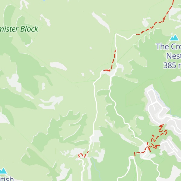 Map of Ōtari Peak