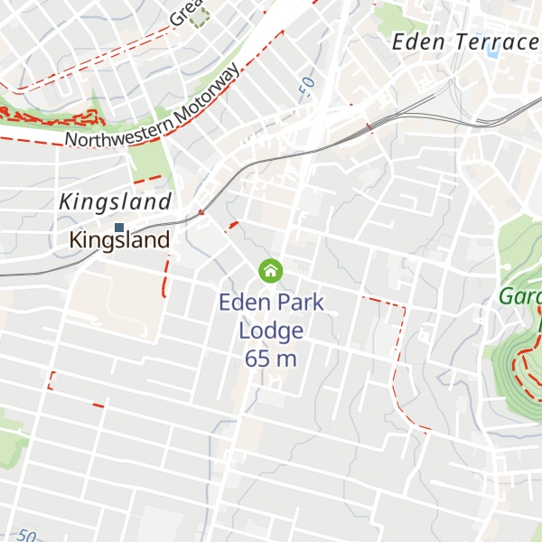 Map of Eden Park Lodge