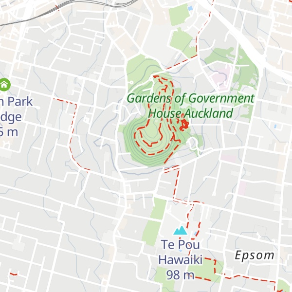 Map of Mount Eden