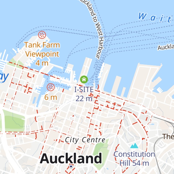 Map of Te Wharekura
