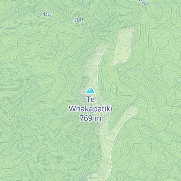 Map of Te Whakapatiki
