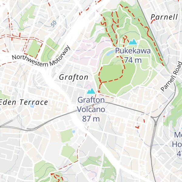 Map of Grafton Volcano