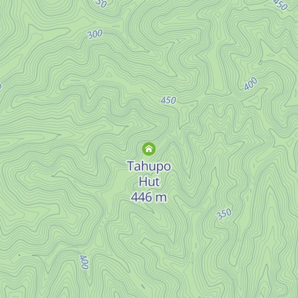 Map of Tahupo Hut