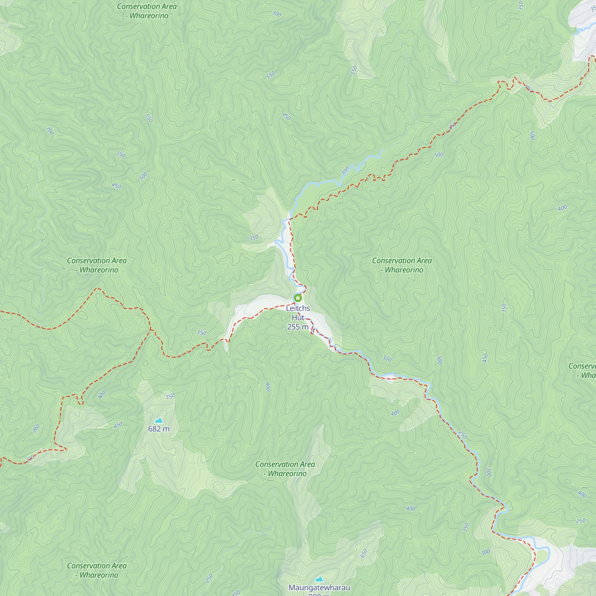 Leitchs Hut map