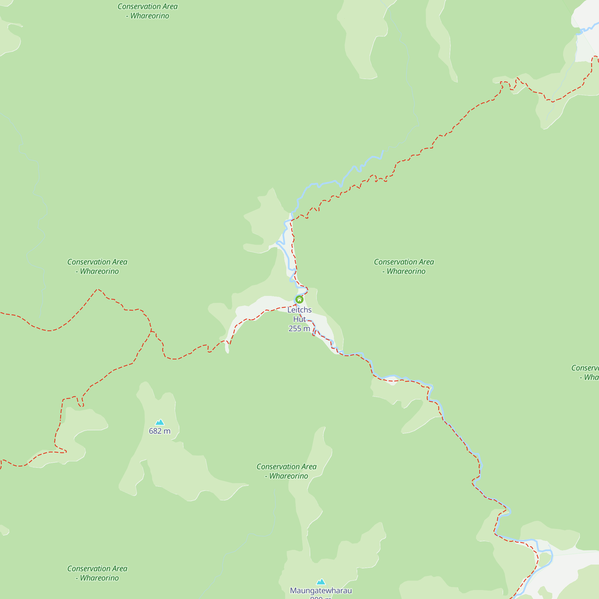 Leitchs Hut map
