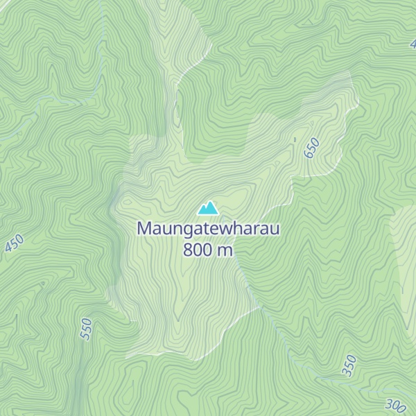 Map of Maungatewharau