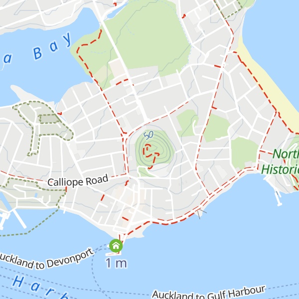 Map of Mount Victoria