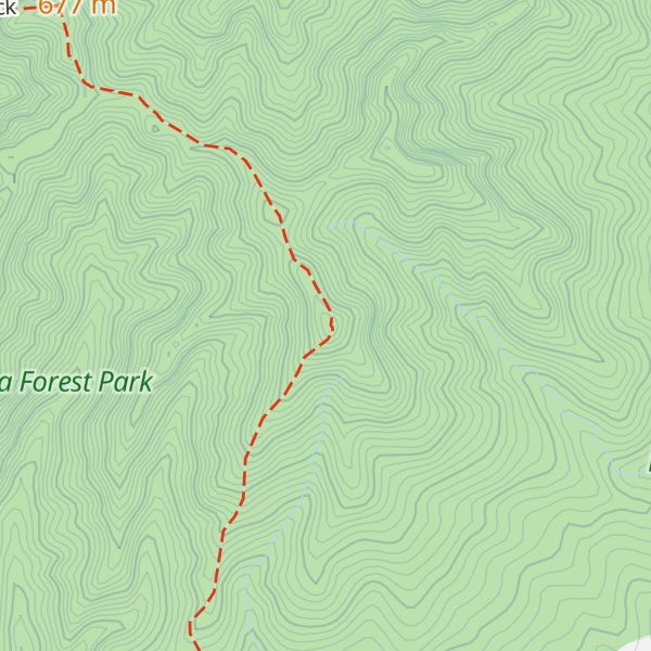 Map of Mount Karioi