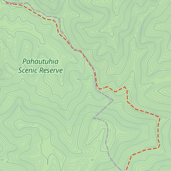 Map of Mount Humphries (Whakaihuwaka)