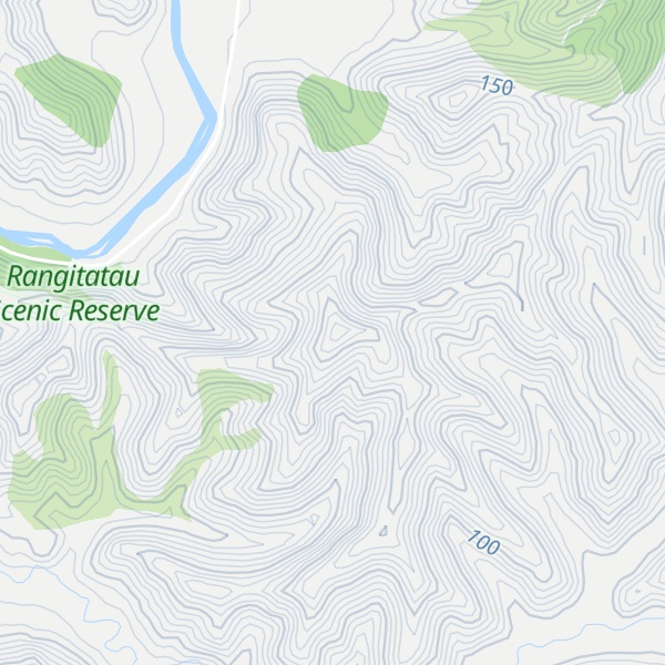 Map of Orangitaua