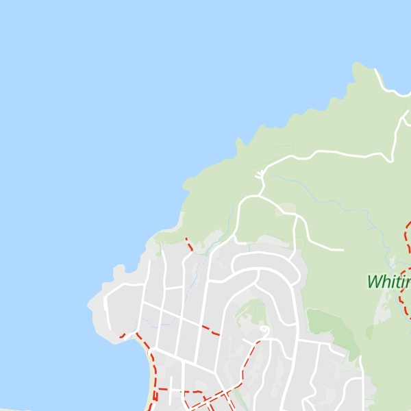 Map of Whitireia / Mount Couper