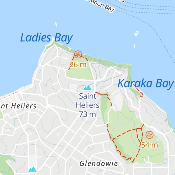 Map of Saint Heliers