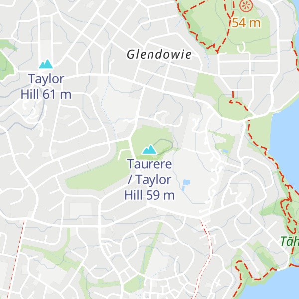 Map of Taurere / Taylor Hill