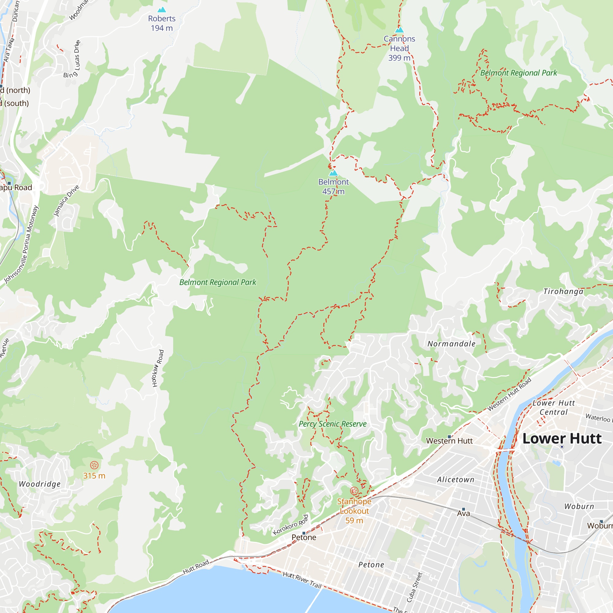 Tin Hut map