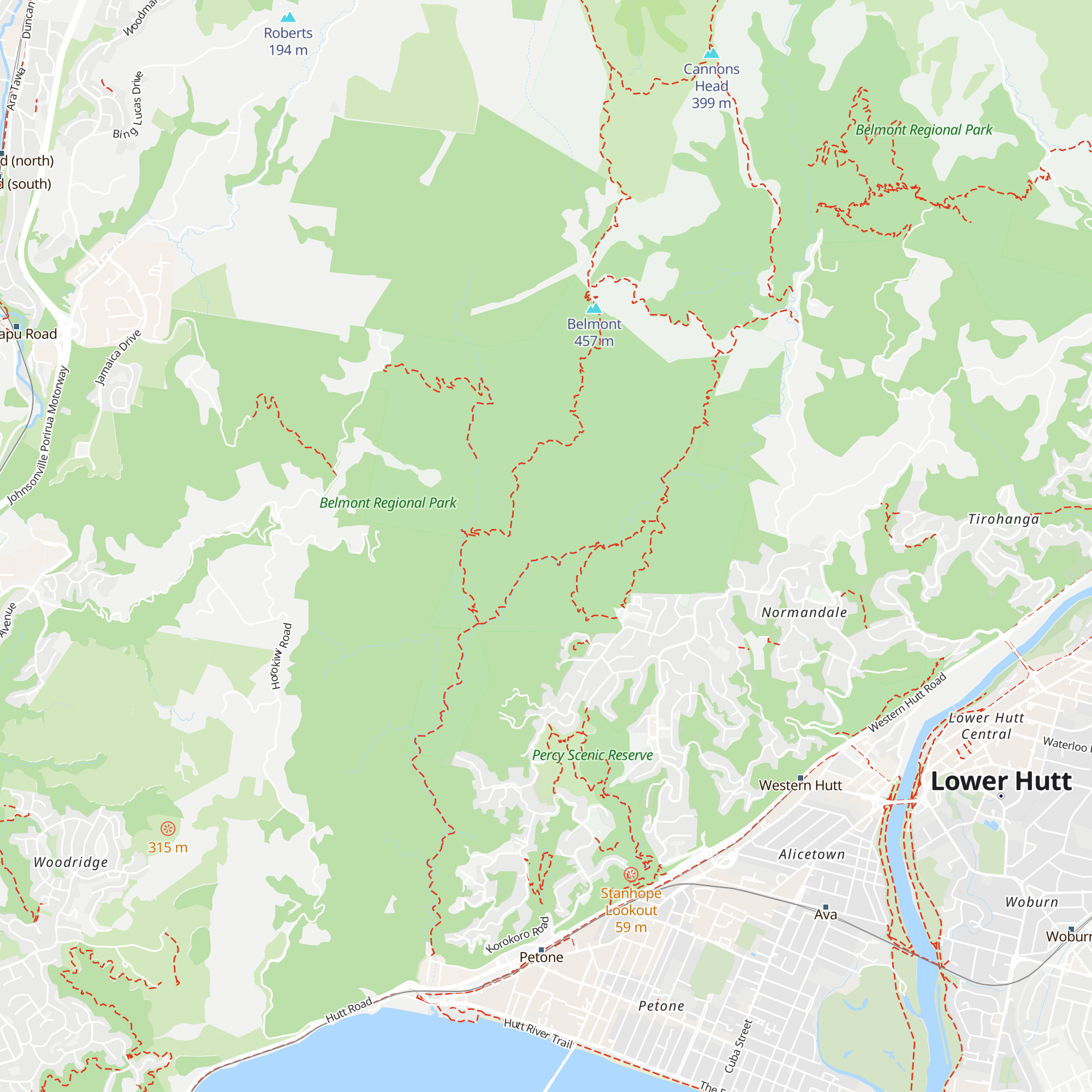 Tin Hut map