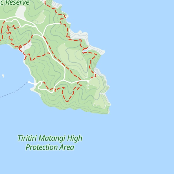 Map of Tiritiri Matangi Island bunkhouse