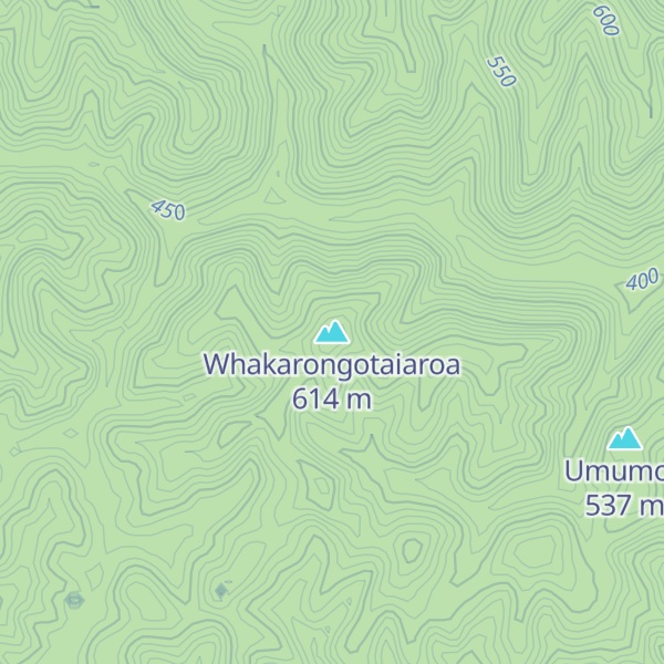 Map of Whakarongotaiaroa