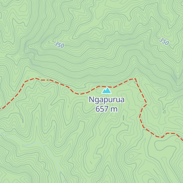 Map of Ngapurua Hut