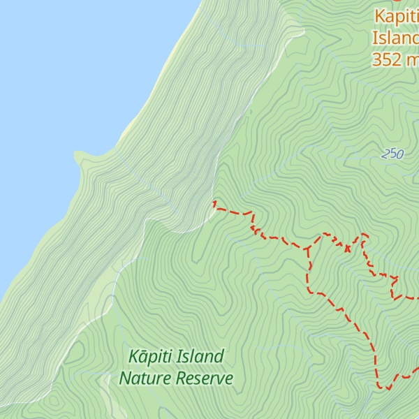 Map of Tūteremoana