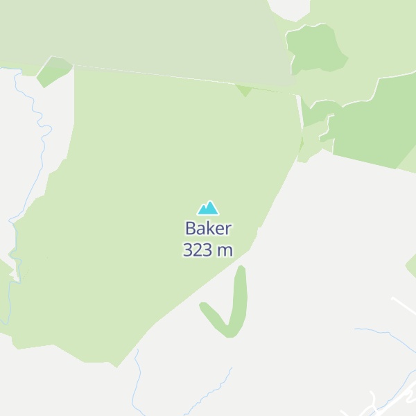 Map of Baker