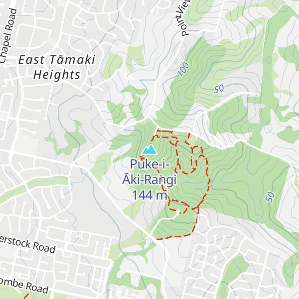 Map of Puke-i-Āki-Rangi