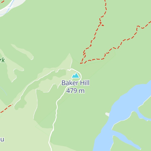 Map of Baker Hill