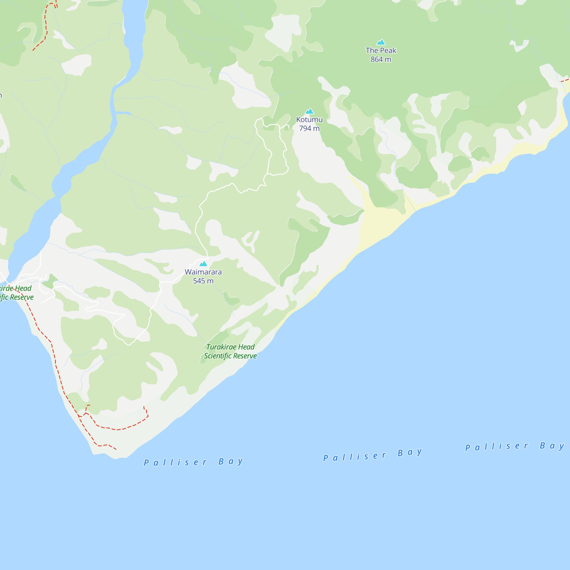Barneys Whare map