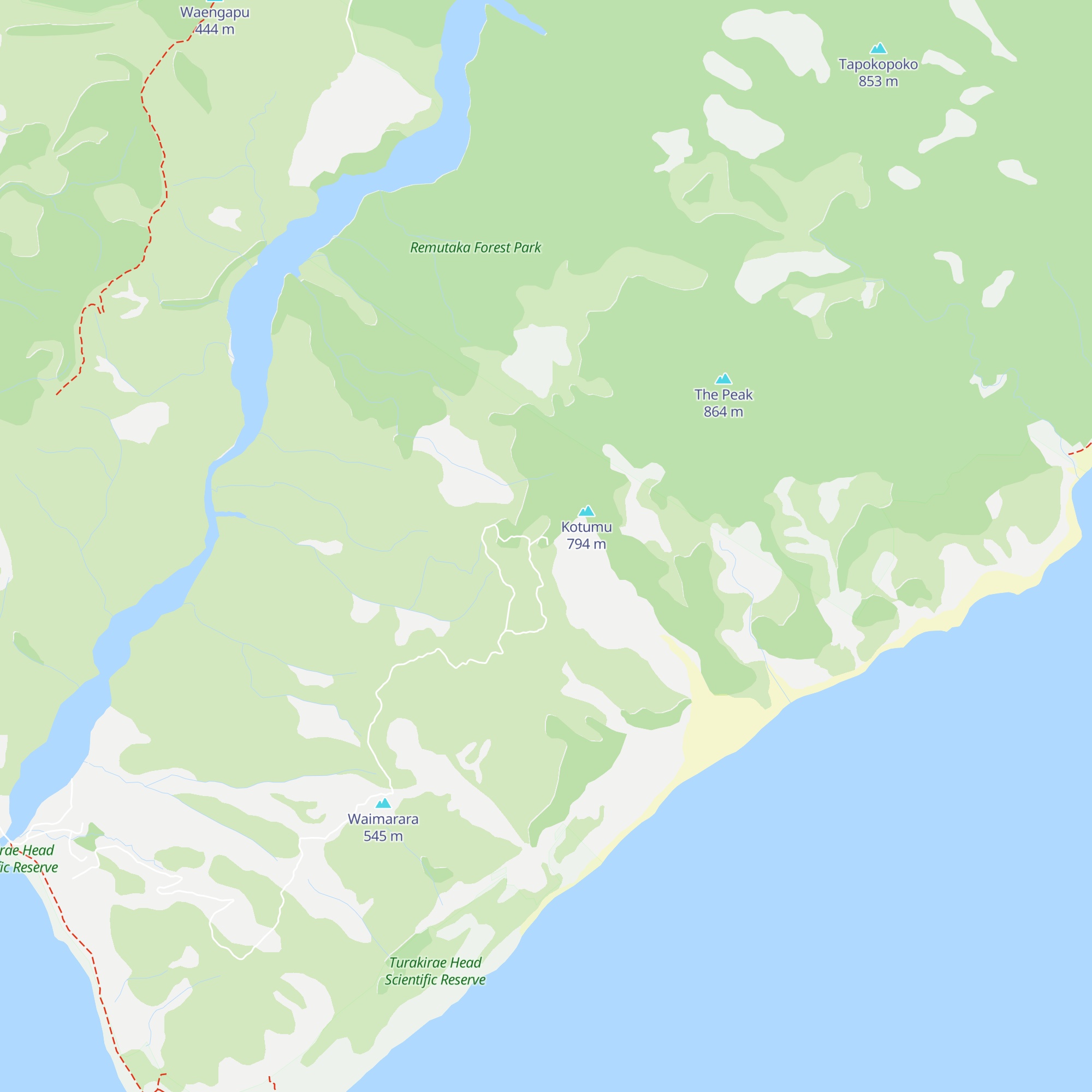 Kotumu Hut map