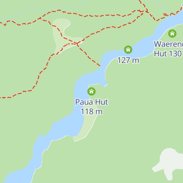Map of Paua Hut