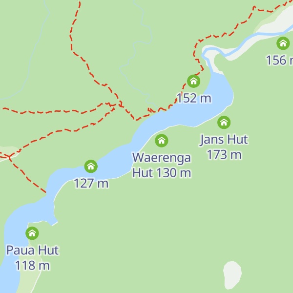 Map of Raukawa Hut