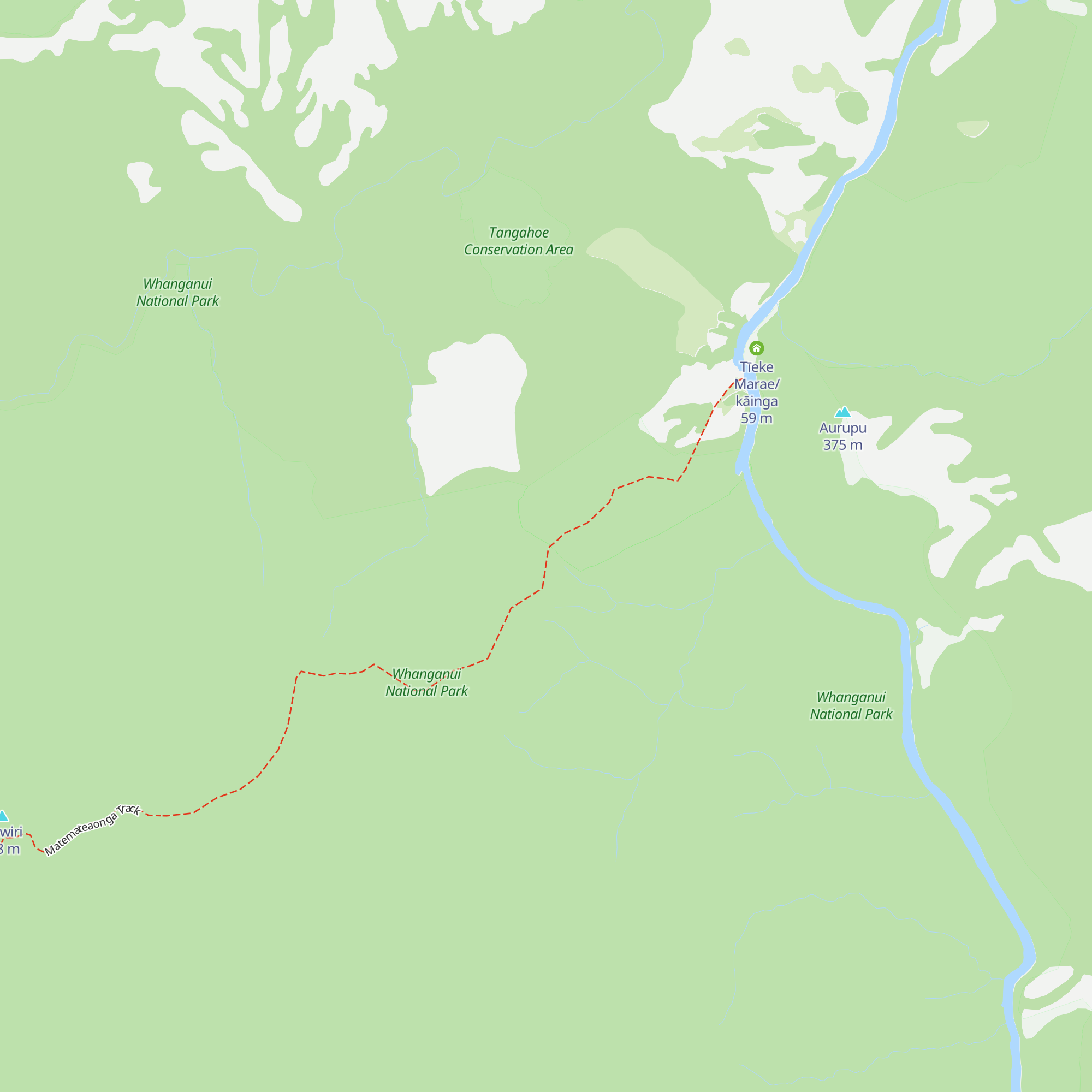 Puketōtara Hut map