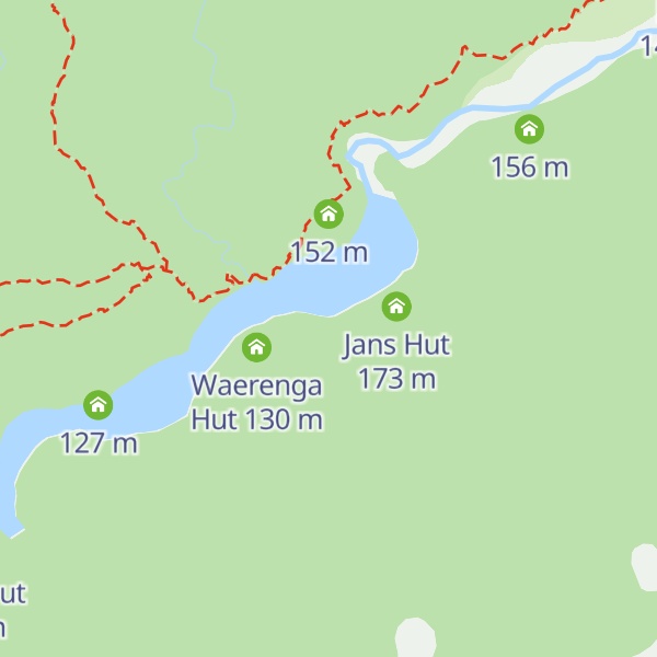 Map of Oaks Hut