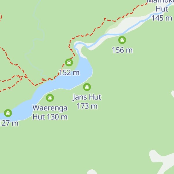 Map of Jans Hut