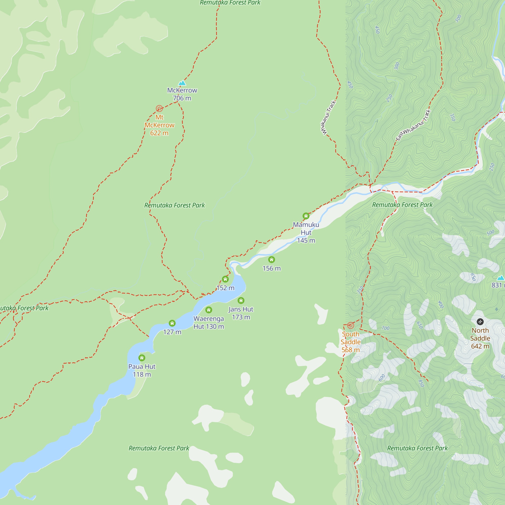 Turere Lodge map