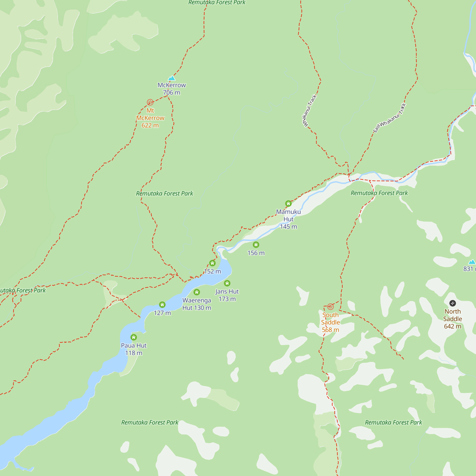 Turere Lodge map