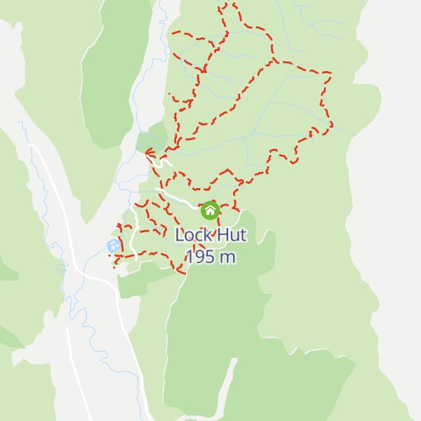 Map of Lock Hut