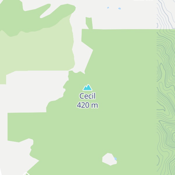 Map of Cecil