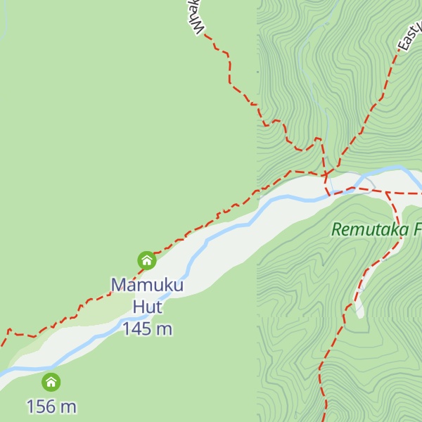 Map of Haurangi Hut