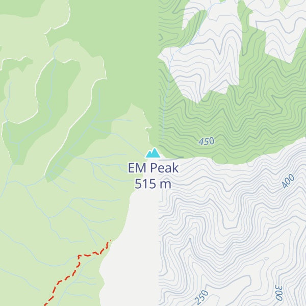 Map of EM Peak