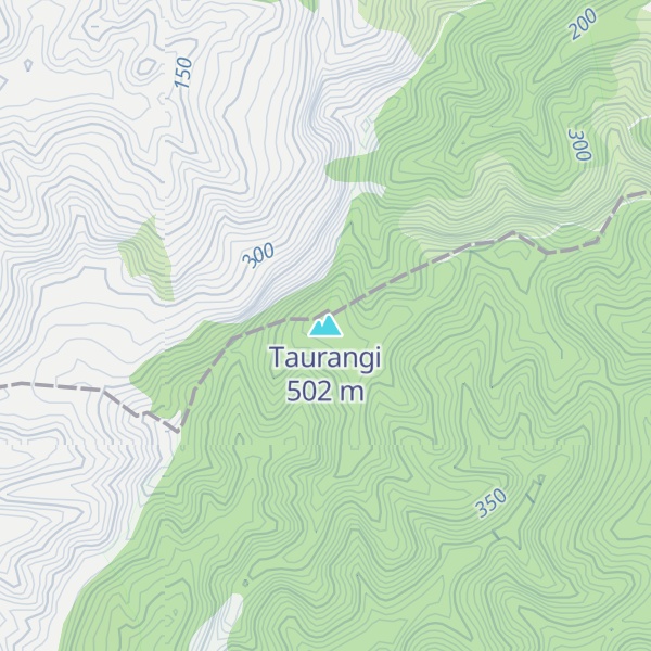 Map of Taurangi