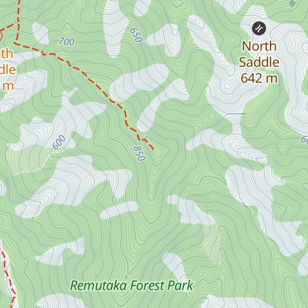 Map of Mount Matthews