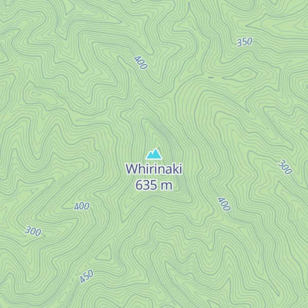 Map of Whirinaki