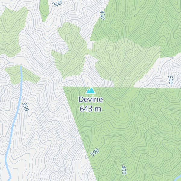 Map of Devine