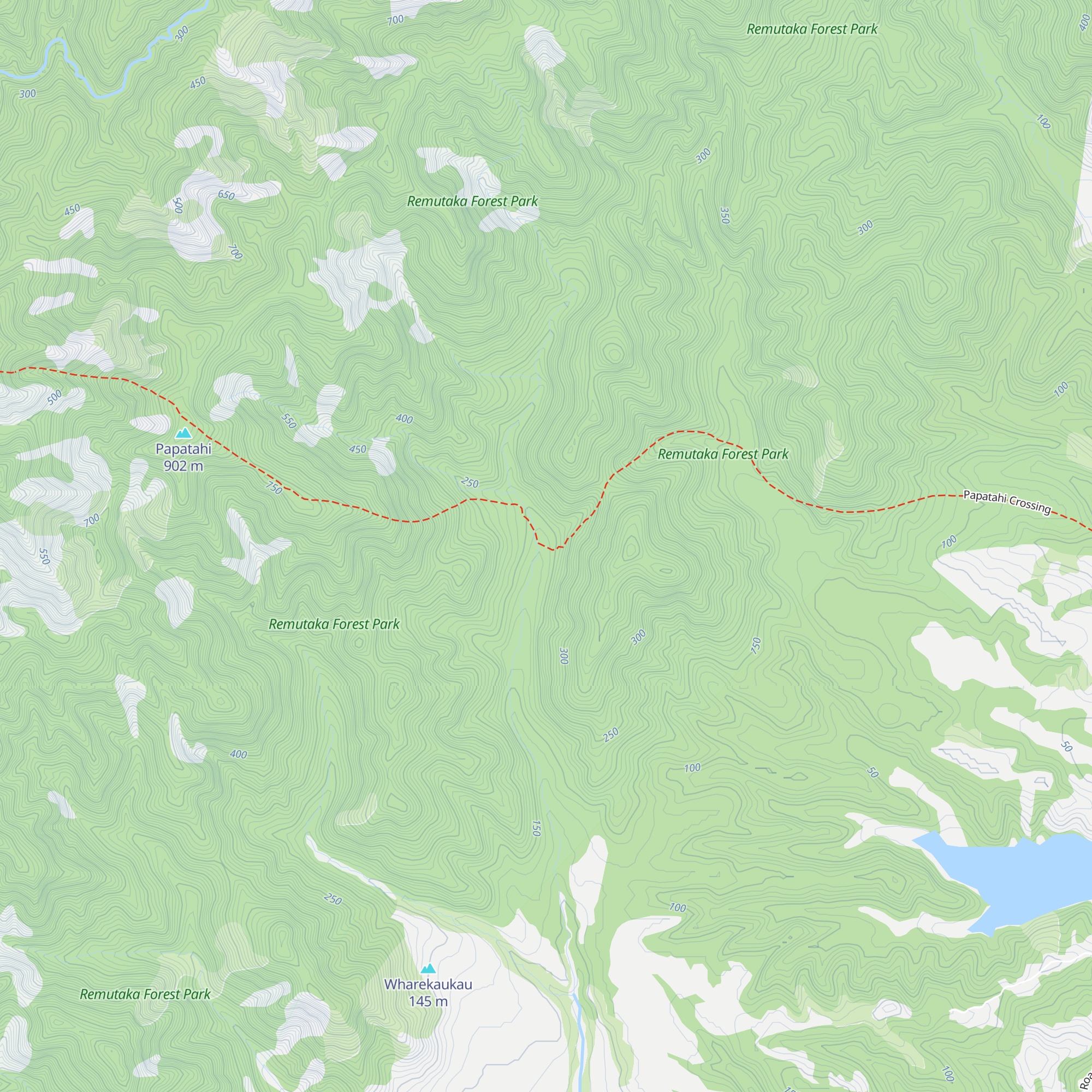 Wharepapa Hut map