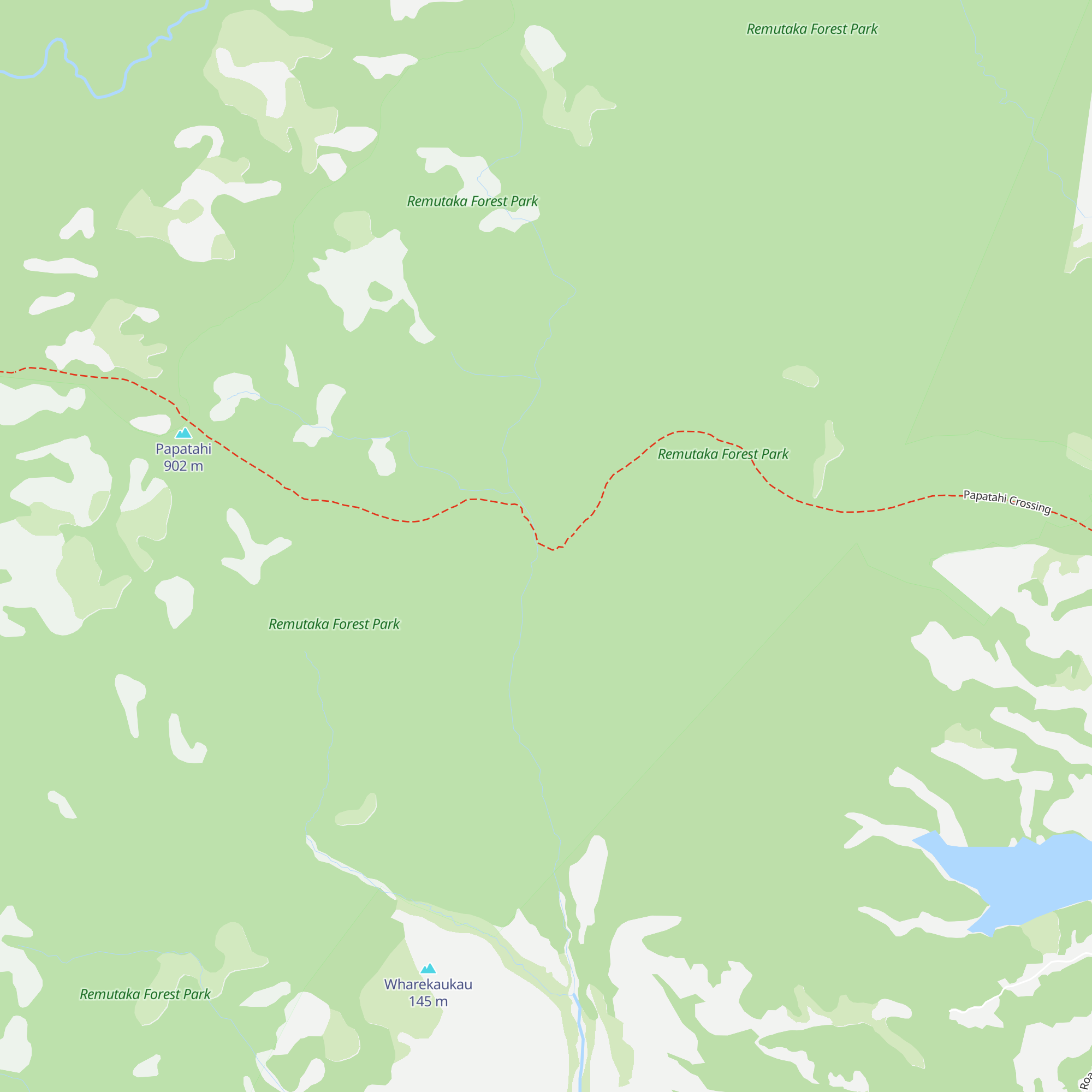 Wharepapa Hut map