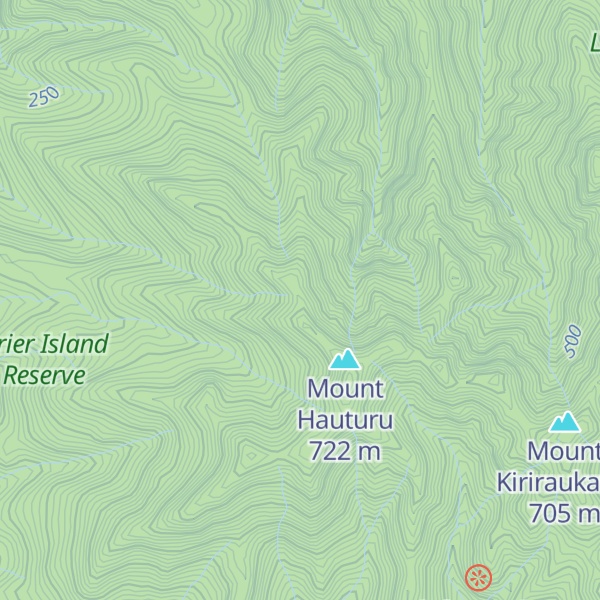 Map of Mount Ōhakiri