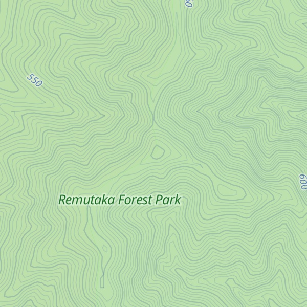 Map of Ōrongorongo