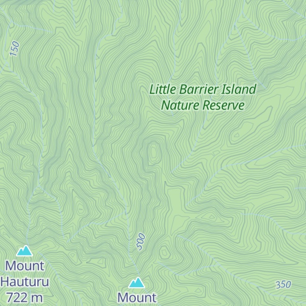 Map of Mount Orau