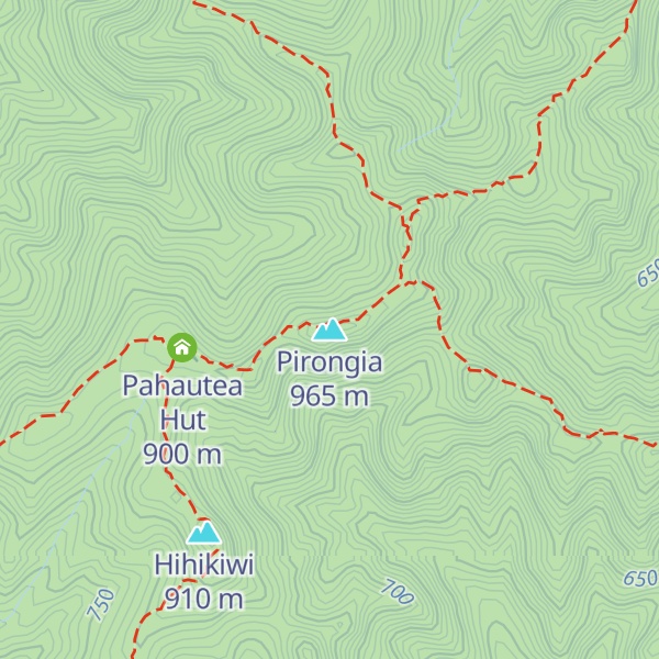 Map of Pirongia